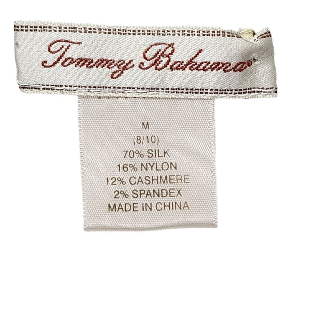 Tommy Bahama Grey Button Down Silk Cashmere Blend Cardigan Sweater Size Medium - Picture 4 of 5